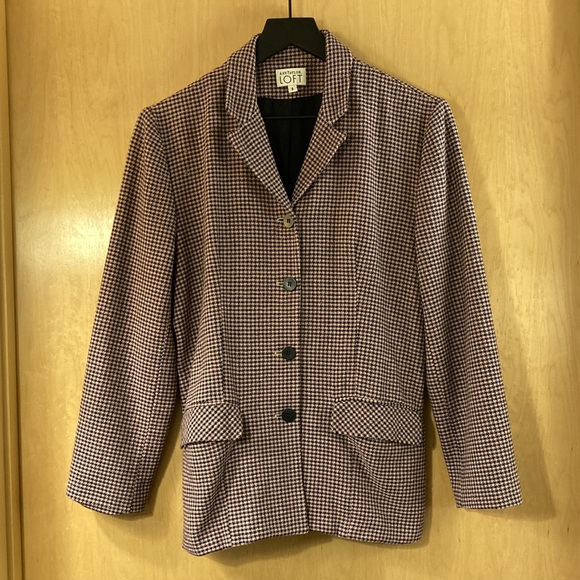 Ann Taylor Loft Wool Blazer with belt, women’s size 6 - Picture 9 of 11